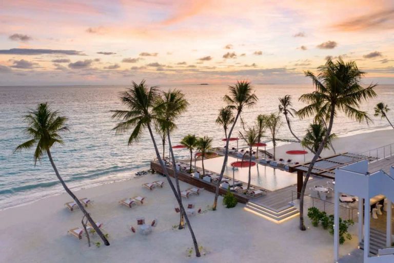 Мальдивы отель LUX вид океана